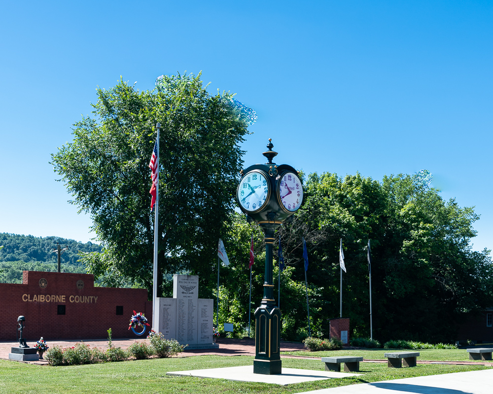 Claiborne county clock, Claiborne County Landmarks